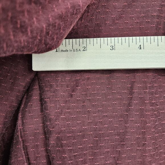 Jhane Barnes Shirt Mens 2XB Button Up Cotton Maroon Abstract Long Sleeve Big - Picture 8 of 11